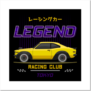 Tuner Yellow RX3 JDM Posters and Art